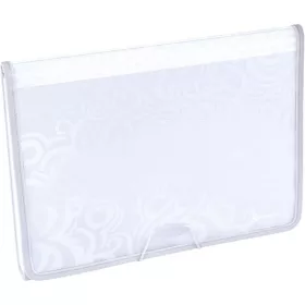   Harmonikamappa, A4, 6 részes, PP, gumis, PANTA PLAST "Tai Chi", fehér