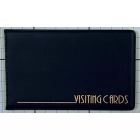 Névjegytartó, 24 db-os, PANTA PLAST, fekete