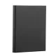 Gyűrűs könyv, panorámás, 4 gyűrű, 55 mm, A4, PP/karton, PANTA PLAST, fekete