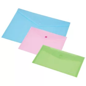   Irattartó tasak, 250x140 mm, PP, patentos, 160 mikron, PANTA PLAST, pasztellkék