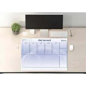   Könyökalátét, 470x330 mm, heti tervezővel, VICTORIA OFFICE