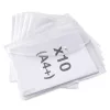 Irattartó tasak, A4+, PP, patentos, RAPESCO "Eco", áttetsző