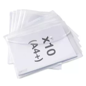   Irattartó tasak, A4+, PP, patentos, RAPESCO "Eco", áttetsző