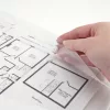Irattartó tasak, A4+, PP, patentos, RAPESCO "Eco", áttetsző