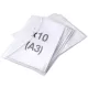 Irattartó tasak, A3, PP, patentos, RAPESCO "Eco", áttetsző