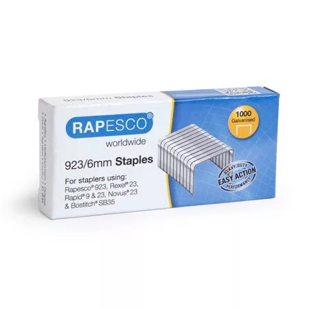 Tűzőkapocs, erős, 23/6, horganyzott, RAPESCO