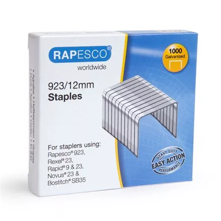 Tűzőkapocs, 23/12, horganyzott, RAPESCO
