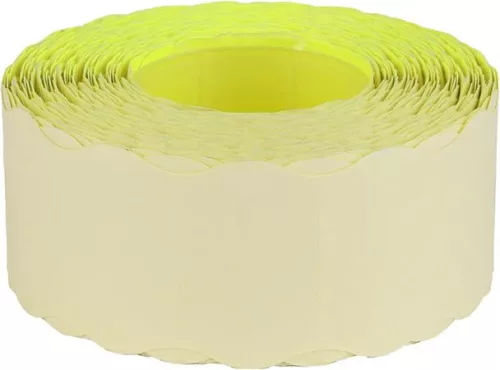Árazószalag, 25x16 FLUO citrom