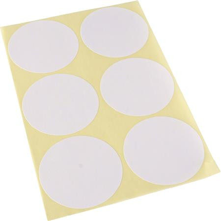 Etikett, köralakú, 50 mm átmérő, 60 etikett/csomag