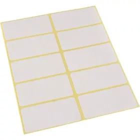 Etikett, 25x50 mm, 60 etikett/csomag