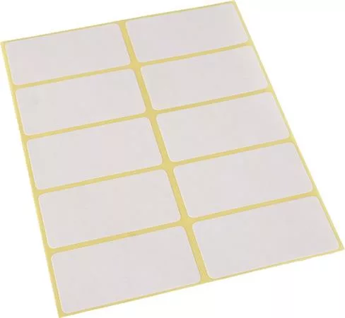 Etikett, 25x50 mm, 60 etikett/csomag