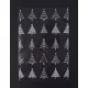 Celofán tasak, BOPP, 150x200 mm, karácsonyi mintás
