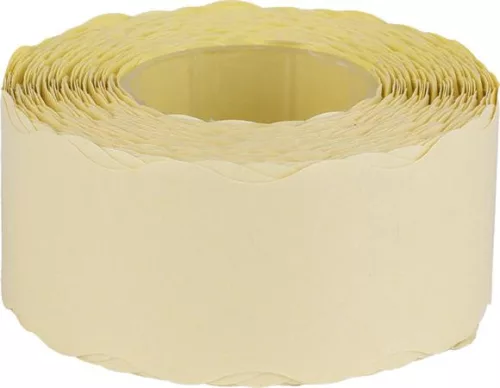Árazószalag, 25x16 mm, citrom