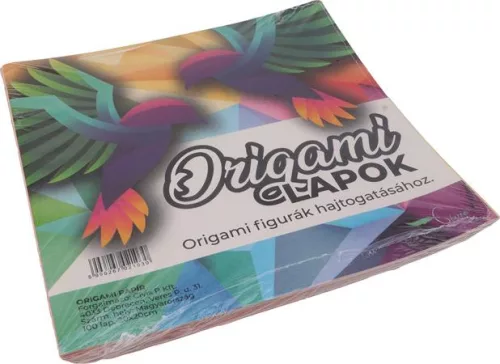 Origami papír, 20x20 cm, 100 lap