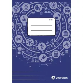   Füzet, tűzött, A5, vonalas, 32 lap, 3. osztály, VICTORIA PAPER Circle "12-32"