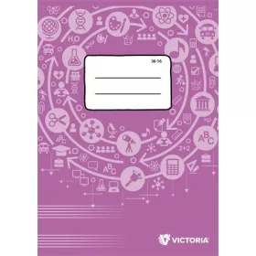  Füzet, tűzött, A5, hangjegy, 16 lap, VICTORIA PAPER Circle "36-16"