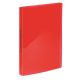 Gyűrűs könyv, 2 gyűrű, 25 mm, A4, PP, VIQUEL "Propyglass", piros