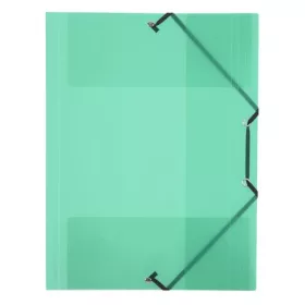   Gumis mappa, 15 mm, PP, A4, VIQUEL "Propyglass", zöld