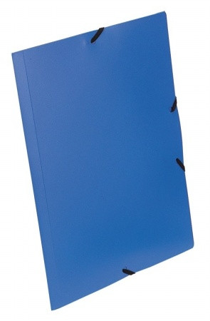 Gumis mappa, 15 mm, PP, A4, VIQUEL "Essentiel", kék