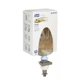   Habszappan, 0,8 l, S3 rendszer, TORK "Luxus Soft", átlátszó