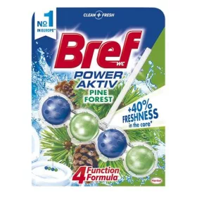   WC illatosító golyók, 50 g, BREF "Power Aktiv", fenyő