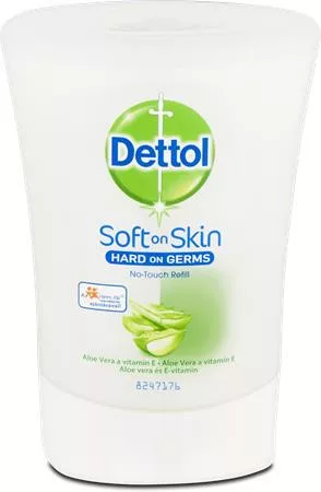 Folyékony szappan utántöltő, 250 ml, DETTOL, Aloe Vera és E-vitamin