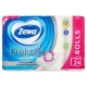 Toalettpapír, 3 rétegű, kistekercses, 24 tekercs, ZEWA "Deluxe", fehér