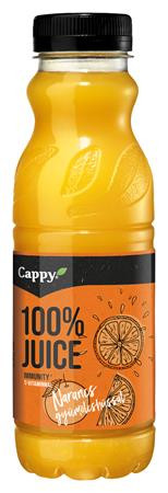 Gyümölcslé, 100%, 0,33 l, CAPPY narancs 12 db/csomag