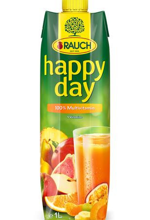Gyümölcslé, 100%, 1 l, RAUCH "Happy day", multivitamin