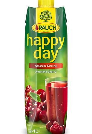 Gyümölcslé, 50%, 1 l, RAUCH "Happy day", amarena meggy