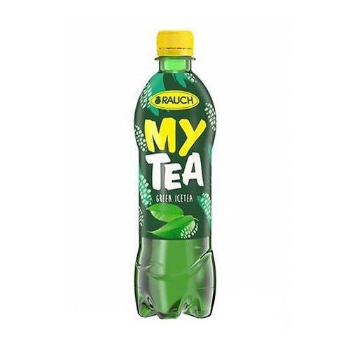 Üdítőital, szénsavmentes, 0,5l, RAUCH "Mytea", zöld tea citrommal