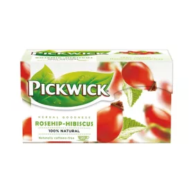 Herba tea, 20x2,5 g, PICKWICK, csipkebogyó hibiszkusszal
