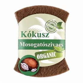 Mosogatószivacs, 2 db, BIO NATURAL, kókusz
