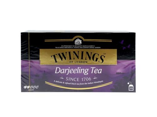 Fekete tea, 25x2 g, TWININGS "Darjeeling"
