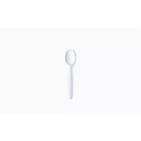   Evőkanál, műanyag, többször használatos, 18,5 cm, 50 db "Venus", fehér
