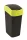 Billenős szemetes, 45 liter, CURVER "Pacific flip bin", fekete/sárga