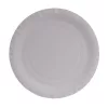 Papírtányér, kerek, 25 cm átmérő, VICTORIA FACILITY