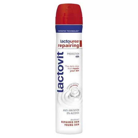 Dezodor, izzadásgátló, 200 ml, LACTOVIT "Lactourea"