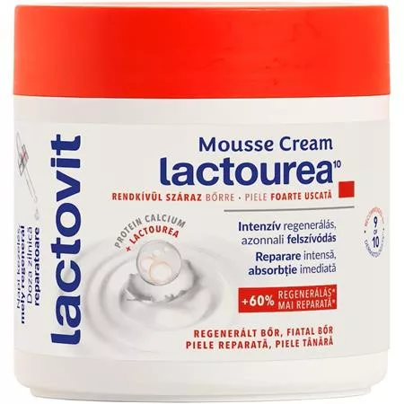 Testápoló mousse krém, 400 ml, LACTOVIT "Lactourea"