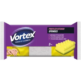 Mosogatószivacs, 2+1 db, VORTEX
