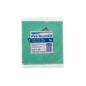 Törlőkendő, mikroszálas, univerzális, 40x34 cm, BONUS "PVA MicroCLOTH", zöld