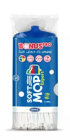 Felmosófej, ipari, BONUS "SoftMOP", kék