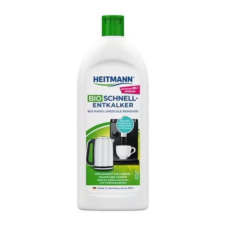 Vízkőoldó folyadék, háztartási gépekhez, 250 ml, HEITMANN "Bio"