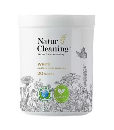 Mosópor, fehér ruhákhoz, 1 kg, NATURCLEANING "White"