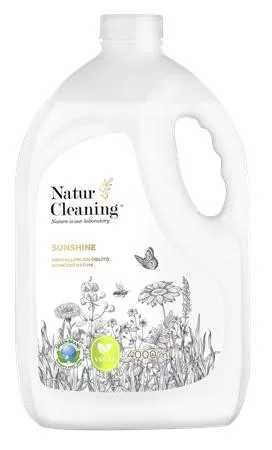 Öblítő koncentrátum, hipoallergén, 4 l, NATURCLEANING "Sunshine"