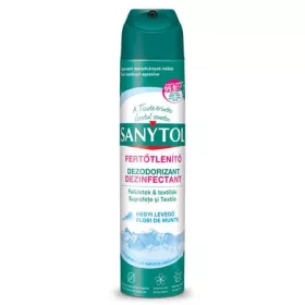   Légfrissítő, fertőtlenítő, 300 ml, SANYTOL, hegyi levegő