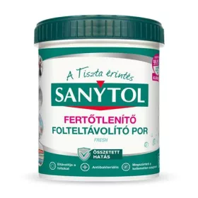 Folteltávolító- és fertőtlenítő por, 450 g, SANYTOL