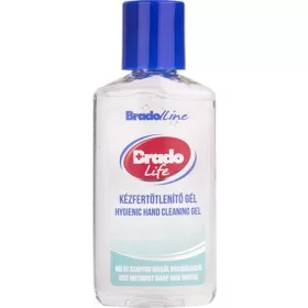 Kézfertőtlenítő gél, kupakos, 50 ml, BRADOLIFE