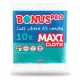 Törlőkendő, univerzális, 10 db, BONUS "MAXI", zöld