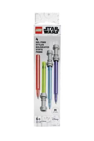 Zseléstoll készlet, 0,7 mm, fénykard, LEGO "Star Wars", 4 különböző szín